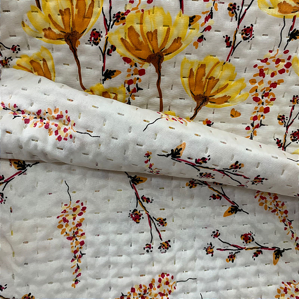 Matelassê Dupla Face Estampado - 1 METRO x 2,40 LARGURA