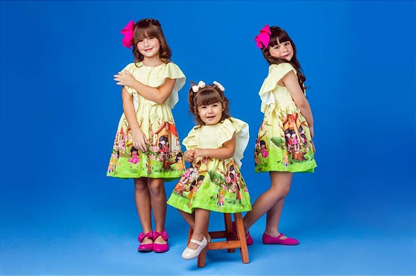 Vestido Bunitinhas no parque