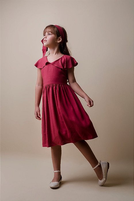 Vestido Daphine - Marsala