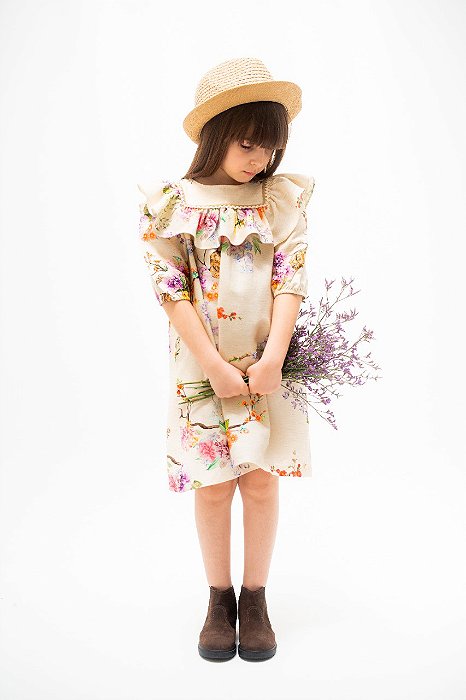 Vestido Floral Garden - Coleção Garden Prima Primavera