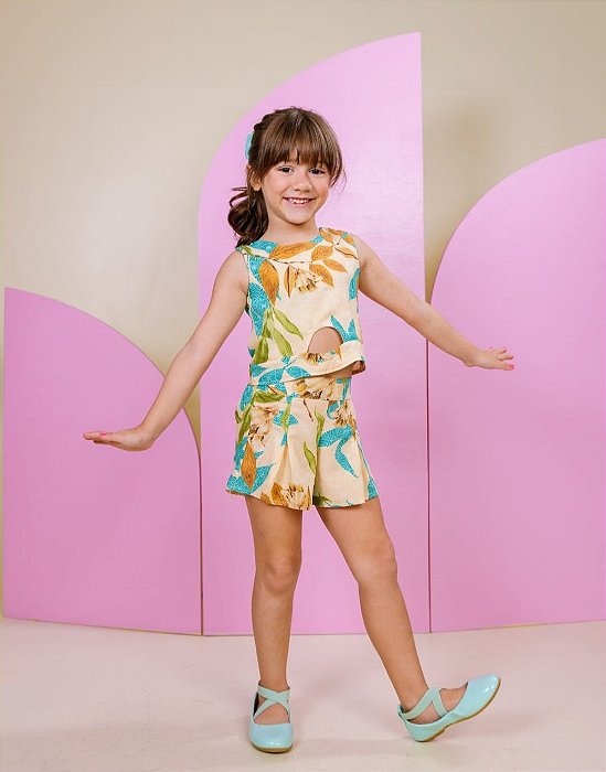 Conjunto florest azul