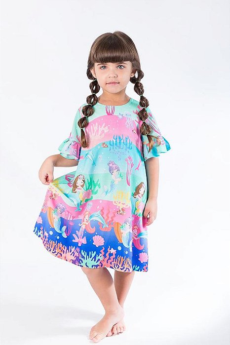 Vestido Encanto da Sereia Candy