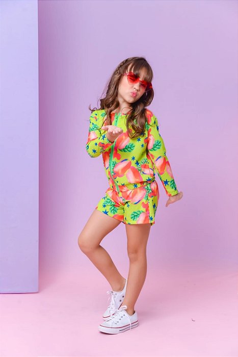 Bomber jacket Cajú - verde