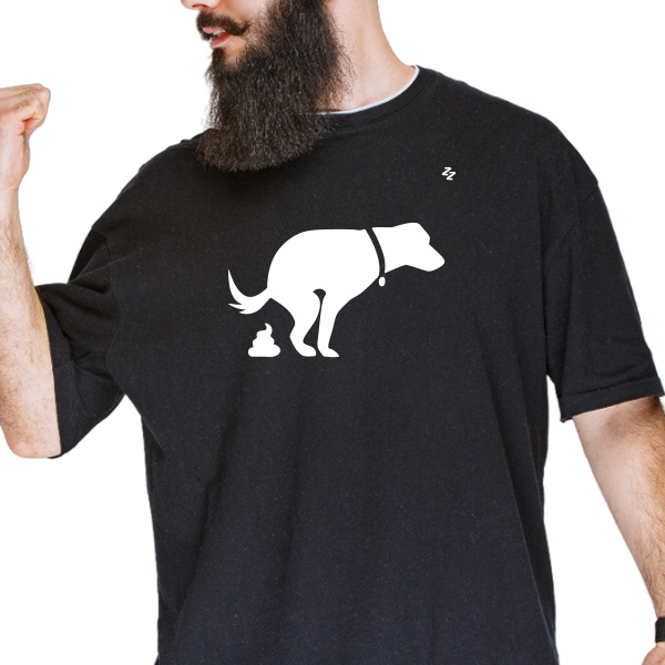 CAMISETA CACHORRO CAGANDO