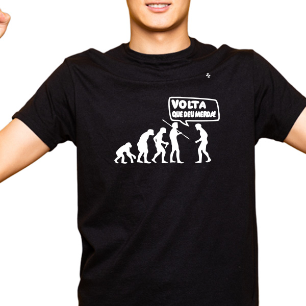CAMISETA VOLTA QUE DEU MERDA
