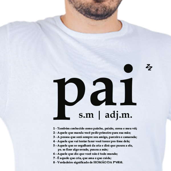 CAMISETA ADJETIVOS DE PAI