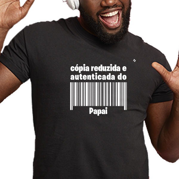 CAMISETA CÓPIA REDUZIDA E AUTENTICADA DO PAPAI