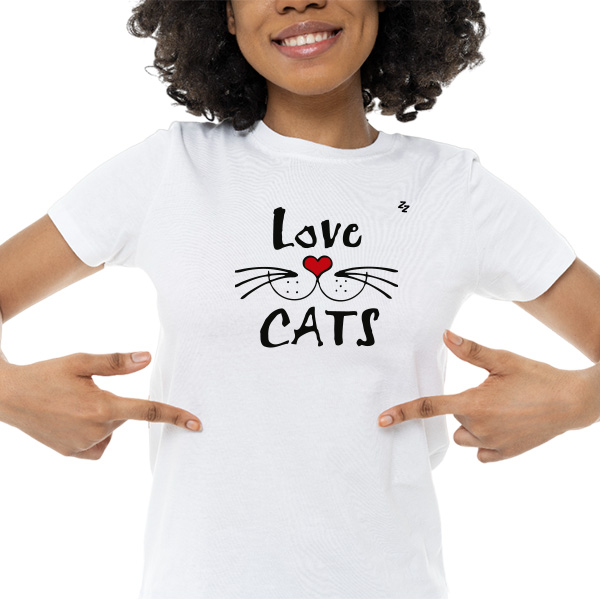 CAMISETA LOVA CATS