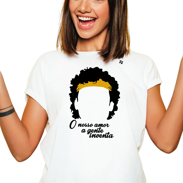 CAMISETA CAZUZA - O NOSSO AMOR A GENTE INVENTA