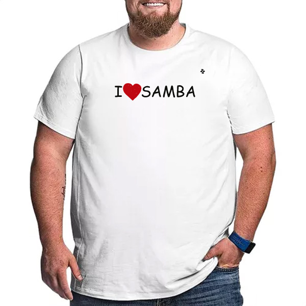 CAMISETA I LOVE SAMBA