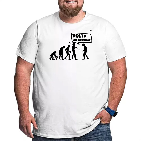 CAMISETA VOLTA QUE DEU MERDA