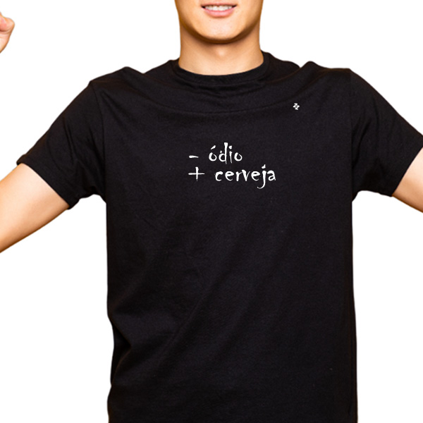 CAMISETA - ÓDIO + CERVEJA