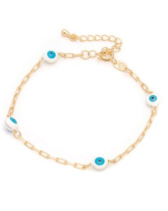 Pulseira Cartier c/ Pingentes Olho Grego