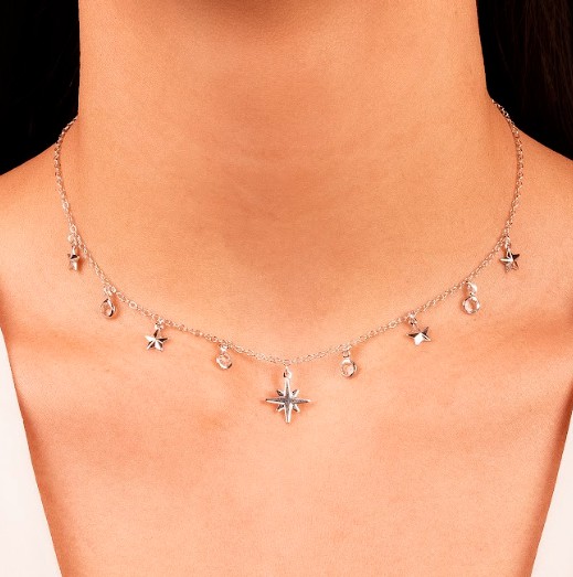 Colar de Estrelas Brilhantes