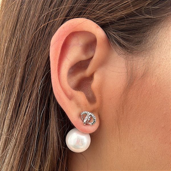 Brinco Pérola Inspiração Dior