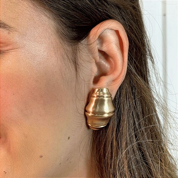 Brinco Dourado Fosco Anatomic Curve