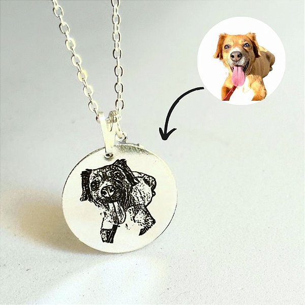 Colar Personalizado Querido Pet (2cm) - Prata 925