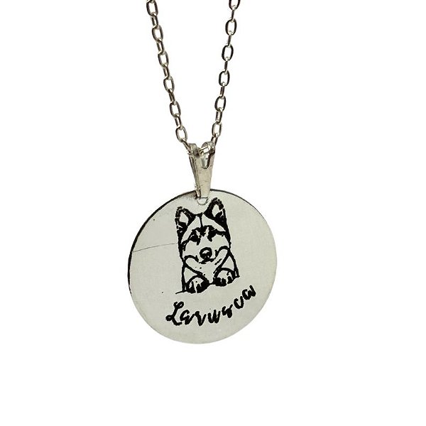 Colar Personalizado Doguinhos (160 modelos) - Prata 925