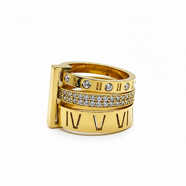 Anel Triplo BVL Romano