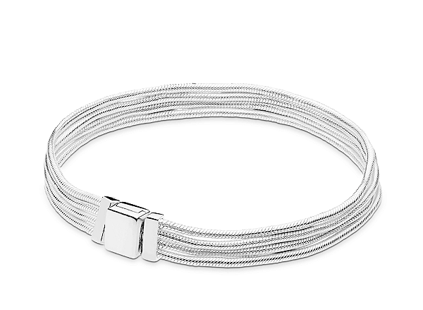 Pulseira Charms Encantos Fios - Prata 925