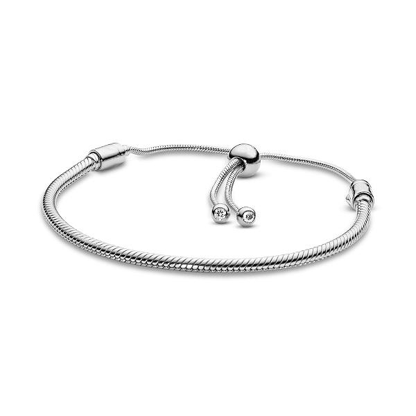 Pulseira Ajustável Charms - Prata 925