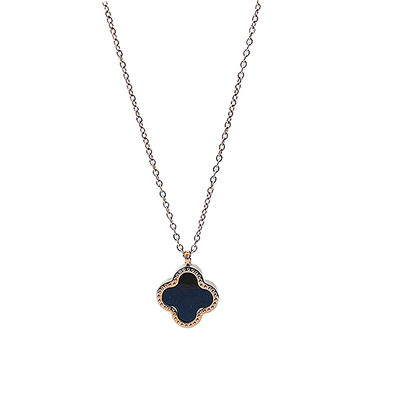 Colar Pendente Lucky Rose Dupla Face