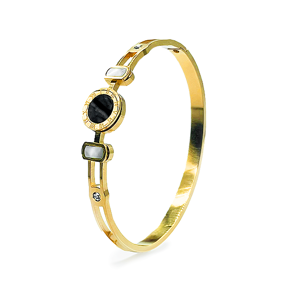 Bracelete Rígido Romano Pearly