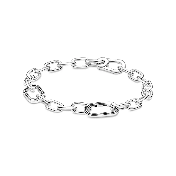 Pulseira Correntes Finas Charms - Prata 925