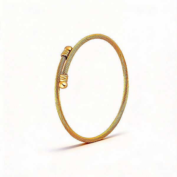 Bracelete Ajustável Twist Bangle