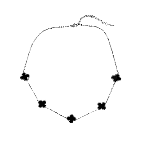 Colar Chocker 5 Trevos Lucky Pearl