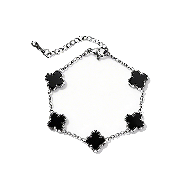 Pulseira Ajustável 5 Trevos Lucky