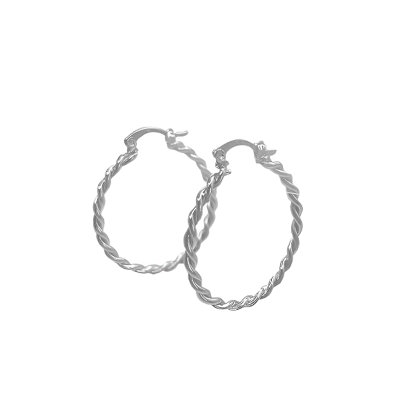Brinco de Argola Torcido Bent