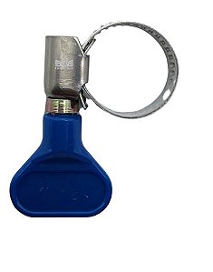 Abraçadeira com borboleta em Inox 16mm-25mm