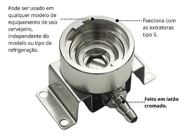 Bocal de Retro lavagem de chopeiras - HBS - Mono