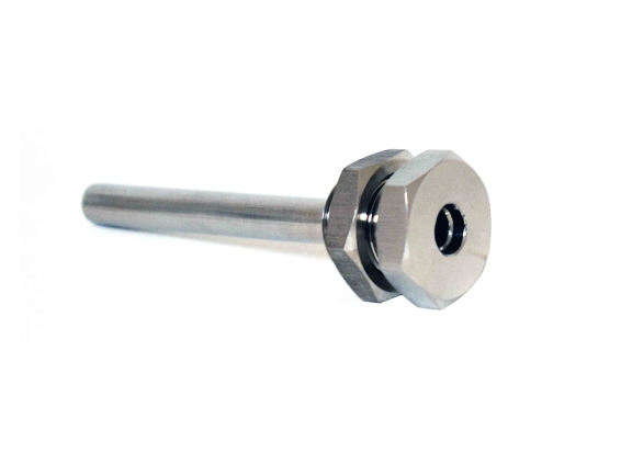 Poço termométrico em inox 3/8 com rosca - 10 cm