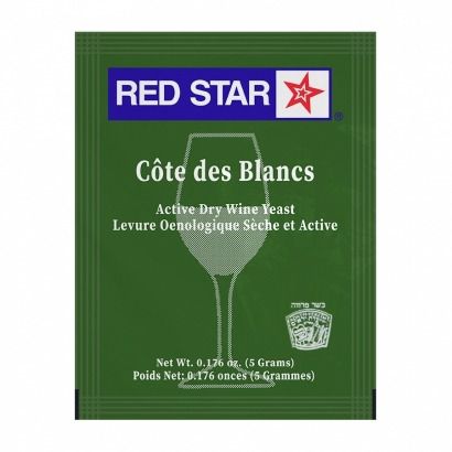 Fermento Red Star Cotê des Blancs 5g - Verde