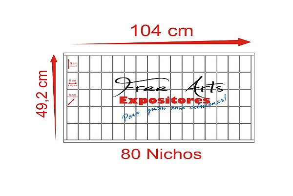 Estante Expositor 80 Copinhos Shot Cachaça Branco Porta de Acrílico