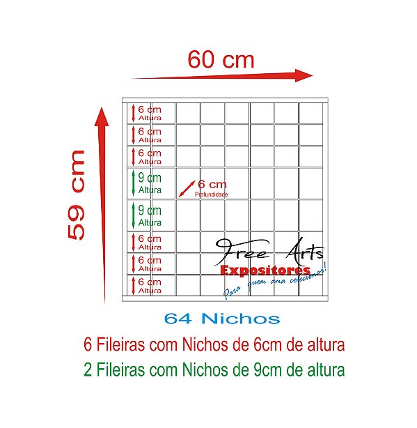2 Expositores Personalizados Elaine Roma - Branco com Portas de Acrílico