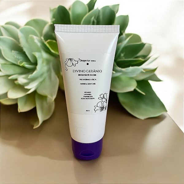 Hidratante facial Divino Gerânio 50 gr
