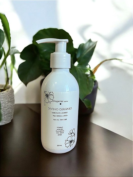Sabonete Liquido Divino Gerânio 200 ml