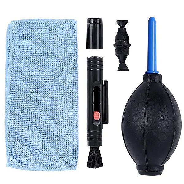 Kit De Limpeza Lente Ocular Telescópio Binoculo Microscópio
