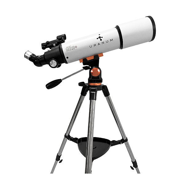 Telescópio Refrator 80/500mm Leo Montagem Azimutal Fácil Rápida Simples Observações Detalhadas Aglomerados De Estrelas Nebulosas Luas Planetas Explorar Universo Uranum