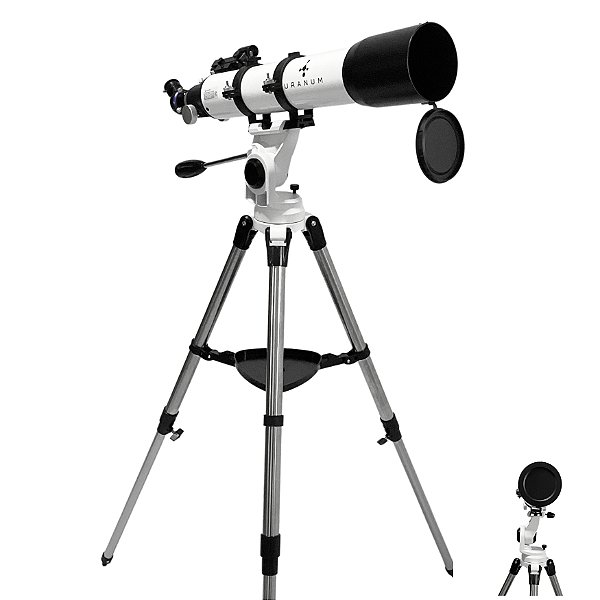 Telescópio Refrator 90/700mm Tauro 2 Astronômico Observação Cativante Descobrir Galáxias Universo Espaço Acessórios Uranum