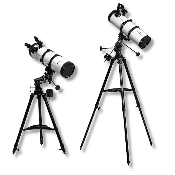 Telescópio Refletor Newtoniano 130mm Andrômeda 2 Uranum EQ3 Astronômico Luneta Para ver Nebulosas Planetas Galáxias Estrelas