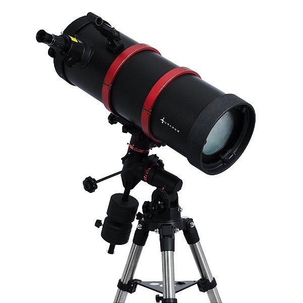 Telescópio Refletor Uranum 800/210mm Com Montagem Equatorial Alemã KM-EQ4 Alta Definição Observação