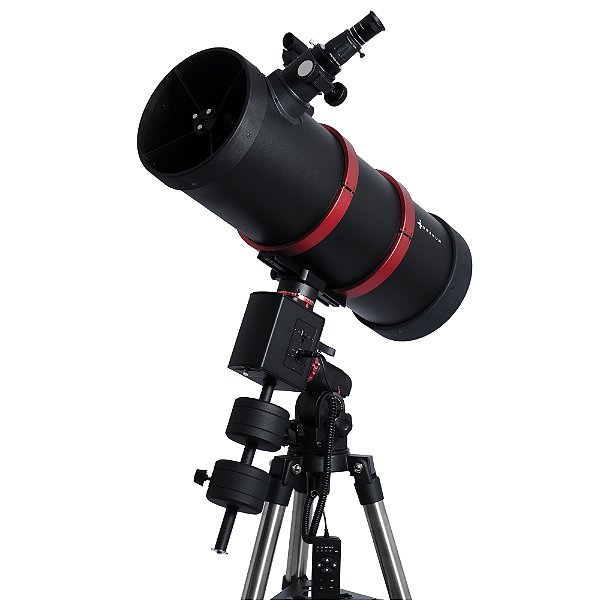 Telescópio Refletor Uranum 210/800mm Com Motor De 4 Velocidades Observação Astronômica Profissional Planetas Astros