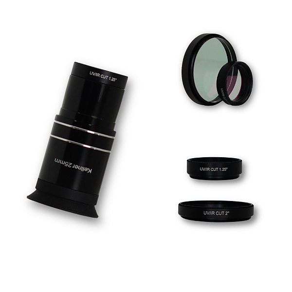 Filtro UV/IR Cut 2", 1,25" Uranum Corte Ultravioleta Infravermelho para Telescópios Profissional