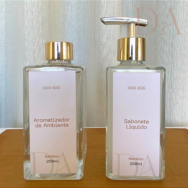Kit Aromatizador de Ambiente + Sabonete Líquido Perolado Bamboo 250ml