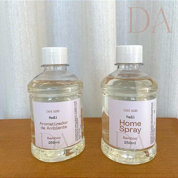 Kit Refil Aromatizador + Home Spray Bamboo 250ml