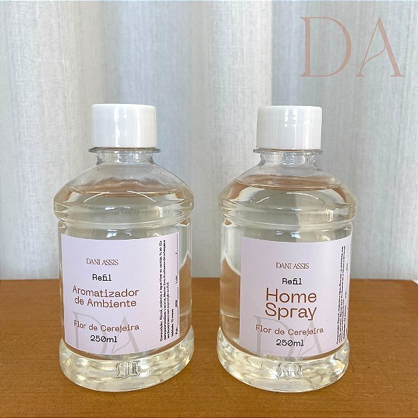 Kit Refil Aromatizador + Home Spray Flor de Cerejeira 250ml